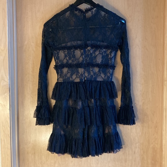 Bailey 44 size 8 Navy Blue Lace Dress - Picture 2 of 12